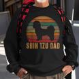 Retro Shih Tzu Dad Gift Daddy Apparel Dog Owner Pet Father Sweatshirt Gifts for Old Men