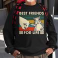 Retro Vintage Squirrel Best Friend For Life Fist Bump V2 Sweatshirt Gifts for Old Men