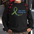 Ribbon World Down Syndrome Day V2 Sweatshirt Gifts for Old Men