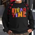 Rivah Time Retro Hippie Style With Blue Crab Sweatshirt Gifts for Old Men
