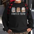 Rodent Hamster Squad Funny Hamsters Team Sweatshirt Gifts for Old Men