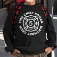 Rowan Fire Chief Bday Crew Fire Fighter 5Th Birth Fire Dept Sweatshirt Gifts for Old Men