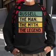 Russell The Man The Myth The Legend Funny Personalized Quote Gift For Mens Sweatshirt Gifts for Old Men