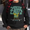 Santa Cruz California Skateboarding Beach Boardwalk Sweatshirt Gifts for Old Men