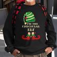 Santa The Unpopular Elf Christmas Matching Family Coworker  Men Women Sweatshirt Graphic Print Unisex Gifts for Old Men