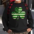 Shamrock Irish American Flag Ireland Flag St Patricks Day V4 Sweatshirt Gifts for Old Men