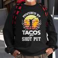 Shot Put Funny Taco Lover Track And Field Shot Putter Sweatshirt Gifts for Old Men