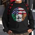 St Patricks Day Firefighter Irish American Flag Gift Sweatshirt Gifts for Old Men