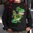 St Patricks Day Irish Pug Dog RidingRex Funny Dog Lover Sweatshirt Gifts for Old Men
