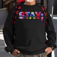 Stay Your Story Is Not Over Suicide Prevention Awareness Sweatshirt Gifts for Old Men