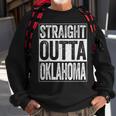 Straight Outta Oklahoma Ok State Gift Men Women Sweatshirt Graphic Print Unisex Gifts for Old Men