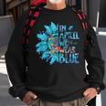 Sunflower Puzzle In April We Wear Blue Autism Awareness Sweatshirt Gifts for Old Men