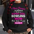 Super Cool Bowling Mom Womens Sports Men Women Sweatshirt Graphic Print Unisex Gifts for Old Men