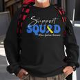 Support Squad Down Syndrome Awareness Sweatshirt Gifts for Old Men