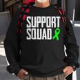 Support Squad Green Ribbon Non-Hodgkin Lymphoma Awareness Sweatshirt Gifts for Old Men