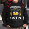 Sven Vorname Geschenk Geburtstag Lustiges Bier Sprüche Sweatshirt Geschenke für alte Männer