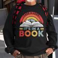 Take A Look Its In A Book Vintage Reading Bookworm Librarian Sweatshirt Gifts for Old Men