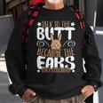 Talk To The Butt I Easter Bunny Design Rabbit Sweatshirt Gifts for Old Men