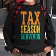 Tax Season Survivor Funny Tax Season Accountant Taxation Sweatshirt Gifts for Old Men