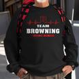 Team Browning Lifetime Member Surname Last Name Sweatshirt Gifts for Old Men