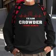 Team Crowder Lifetime Member Surname Last Name Sweatshirt Gifts for Old Men