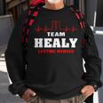 Team Healy Lifetime Member Surname Healy Name Sweatshirt Gifts for Old Men