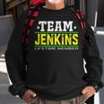 Team Jenkins Lifetime Member Surname Last Name Tree Reunion Men Women Sweatshirt Graphic Print Unisex Gifts for Old Men