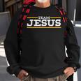 Team Jesus Christus Christ Katholik Orthodox Gott Gläubig Sweatshirt Geschenke für alte Männer