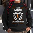 Team Long Lifetime Member Gift For Surname Last Name Men Women Sweatshirt Graphic Print Unisex Gifts for Old Men