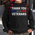 Thank You Veterans Veterans Thank You Veterans Day Sweatshirt Gifts for Old Men