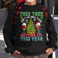 This Tree Aint Only Thing Getting Lit Xmas Two Santa Wines Sweatshirt Gifts for Old Men