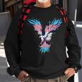 Transgender Phoenix Reborn Transsexual Flag Lgbt Trans Bird Sweatshirt Gifts for Old Men