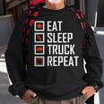 Trucker S For Men Eat Sleep Truck Repeat Sweatshirt Gifts for Old Men