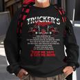 Truckers Prayer - Semi Truck Driver Trucking Big Rig Driving Sweatshirt Gifts for Old Men