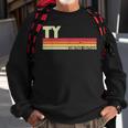Ty Gift Name Personalized Funny Retro Vintage Birthday Sweatshirt Gifts for Old Men