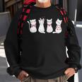 Un Deux Trois French Cat Cats Owner Lover Gift Sweatshirt Gifts for Old Men