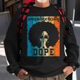 Unapologetically Dope Black History Month African American V8 Sweatshirt Gifts for Old Men