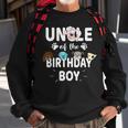 Uncle Of The Birthday Boy Dog Lover Party Puppy Theme Sweatshirt Gifts for Old Men