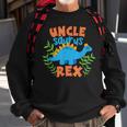 Uncle Saurus Rex Dinosaur Family Reunion Sweatshirt Gifts for Old Men