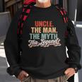 Uncle The Man The Myth The Legend Funny Vintage Retro Cool Sweatshirt Gifts for Old Men