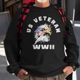 Us Veteran Wwii - Military War Campaign Sweatshirt Gifts for Old Men