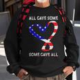 Usa Flag American Patriotic Heart Armed Forces Memorial Day Sweatshirt Gifts for Old Men