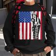Usa Flag Truck Driver Design American Flag Trucker Sweatshirt Gifts for Old Men