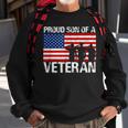 Usa United States Military Family Proud Son Of A Veteran Sweatshirt Gifts for Old Men