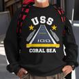 Uss Coral Sea Aircraft Carrier Military Veteran Sweatshirt Gifts for Old Men