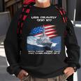 Uss Gravely Ddg-107 Destroyer Ship Usa Flag Veteran Day Xmas Sweatshirt Gifts for Old Men