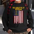 Uss Langley Cvl-27 Aircraft Carrier Veterans Day Dad Grandpa Sweatshirt Gifts for Old Men