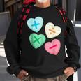Valentines Day Hearts With Math Symbols Sweatshirt Gifts for Old Men