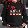 Valentines Day Horror Movies Unicorn Xoxo Valentine Day Sweatshirt Gifts for Old Men