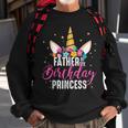Vater der Geburtstagsprinzessin Einhorn Sweatshirt, Einzigartig für Papas Geschenke für alte Männer